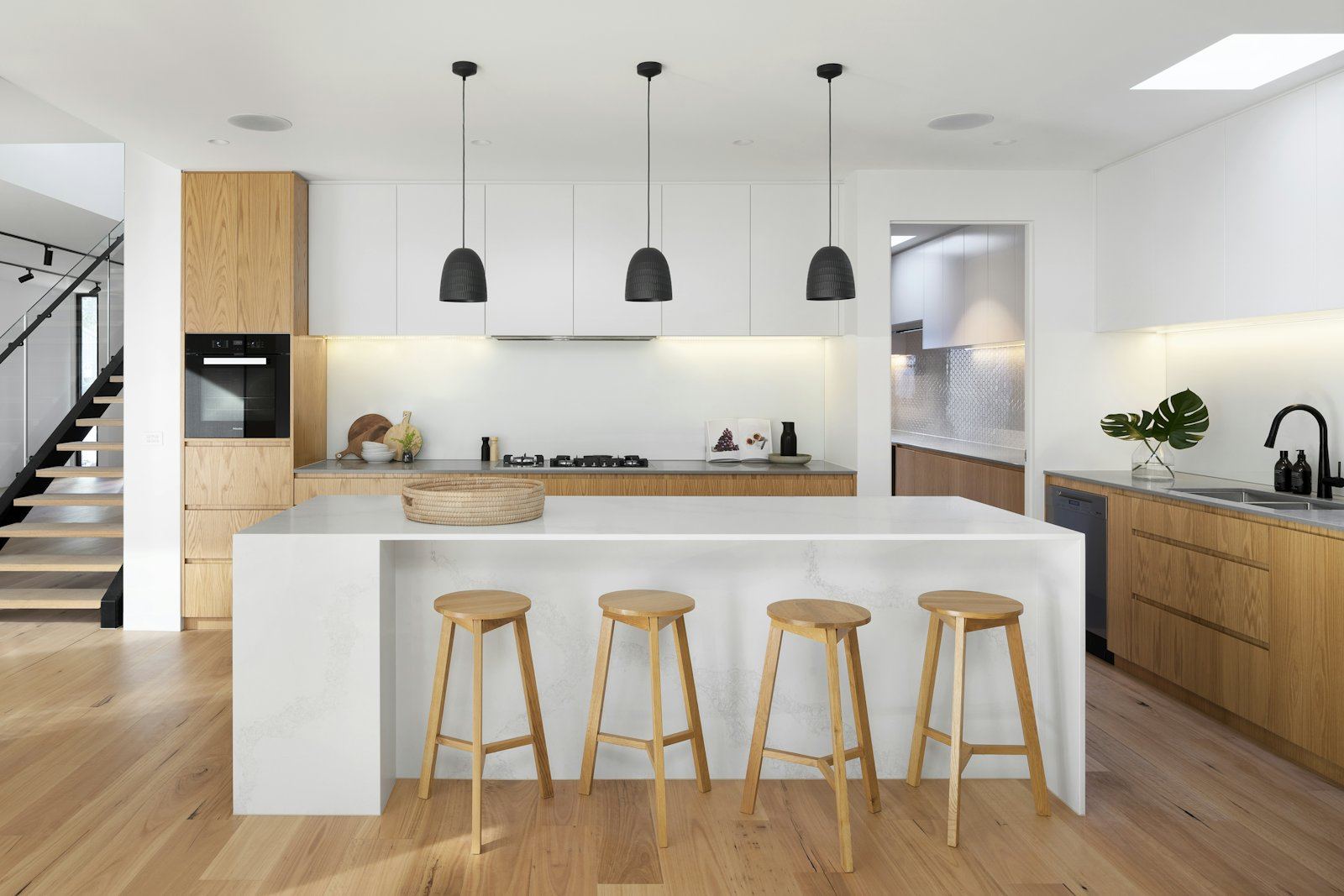 Kitchen-diner, one continuous floor after
