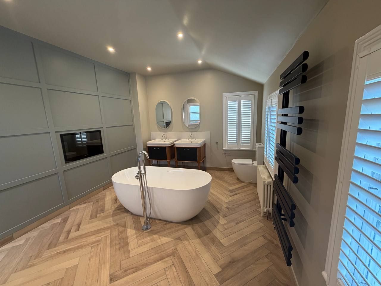 Loft bathroom, from the joists up — finished